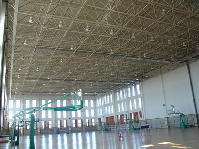 西藏籃球館網架案例