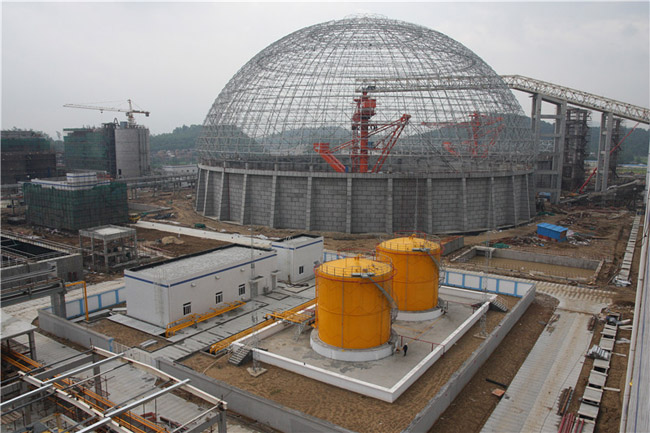 黑龍江發電廠網架結構