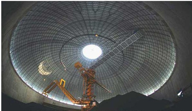 黑龍江發電廠干煤棚網架